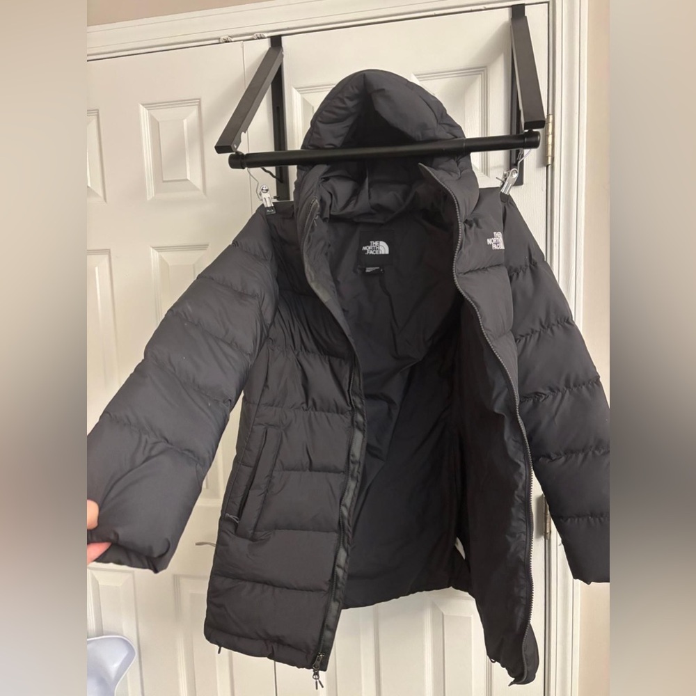 The North face dark grey puffer coat - Picture 3 of 7